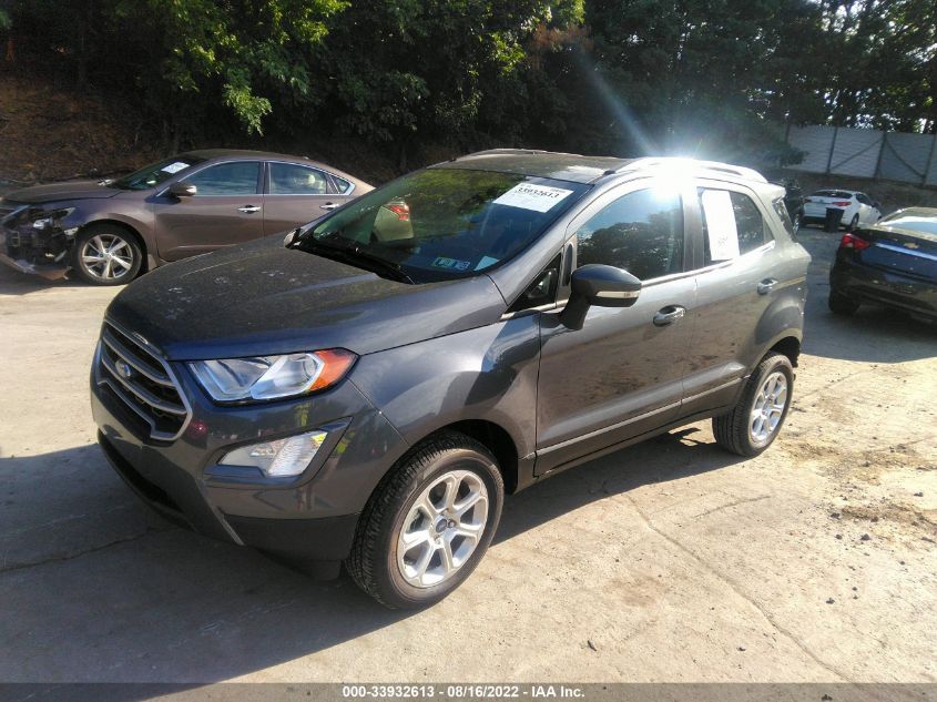 2022 FORD ECOSPORT SE VIN: MAJ6S3GL2NC458446