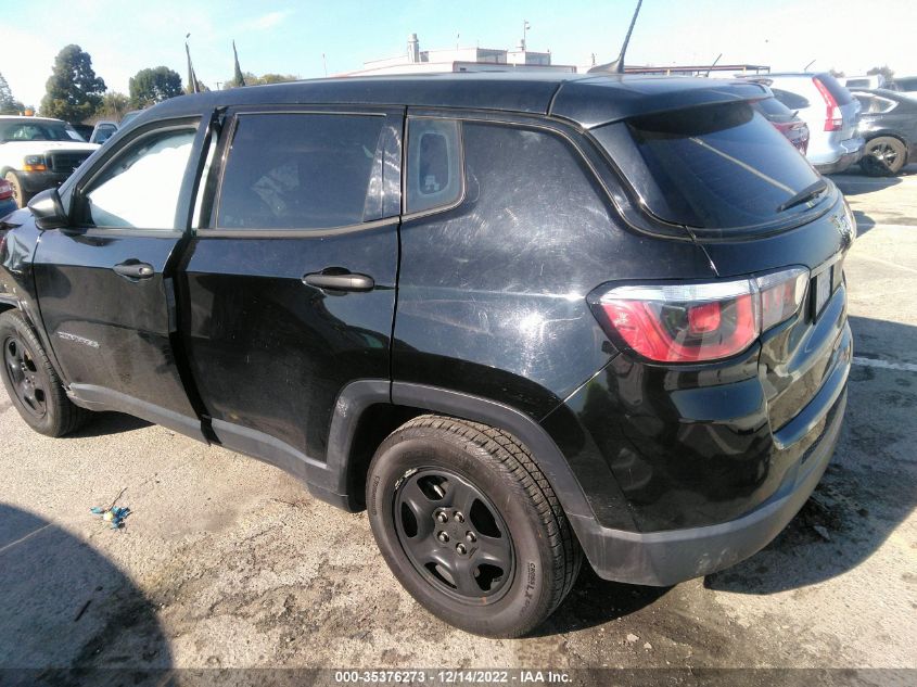 2020 JEEP COMPASS SPORT VIN: 3C4NJCAB9LT125185
