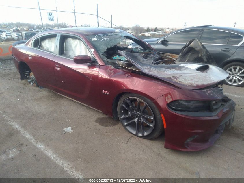 2020 DODGE CHARGER SCAT PACK VIN: 2C3CDXGJ6LH114551