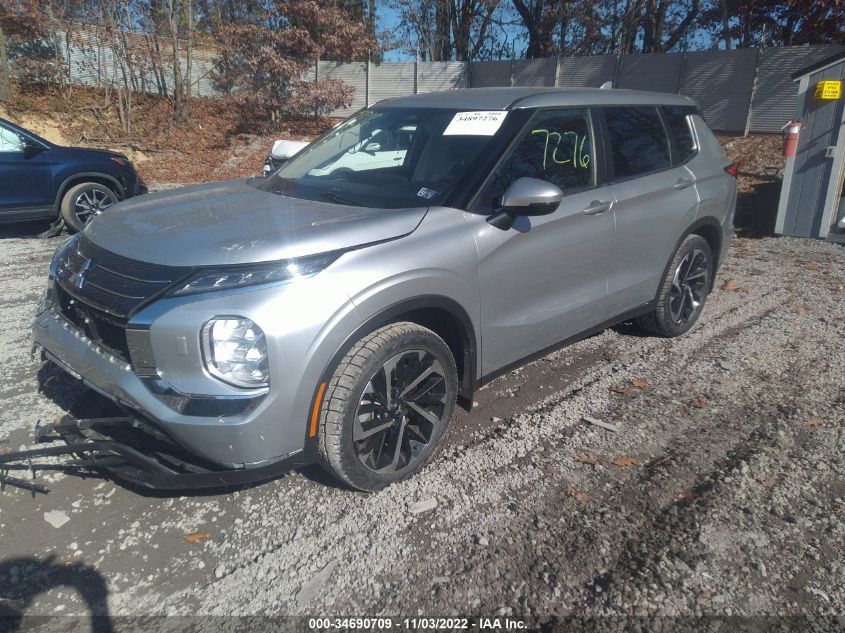 2022 MITSUBISHI OUTLANDER ES VIN: JA4J4TA87NZ028339