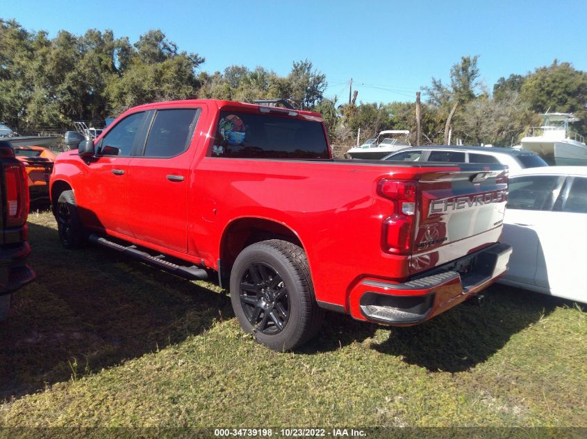 2021 CHEVROLET SILVERADO 1500 CUSTOM VIN: 1GCPWBEK2MZ327309