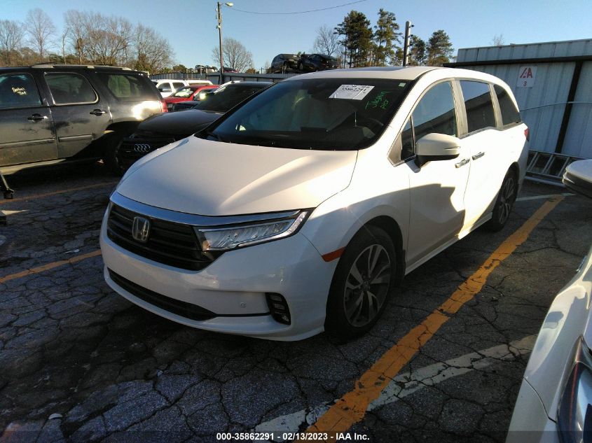 2023 HONDA ODYSSEY TOURING VIN: 5FNRL6H83PB012232