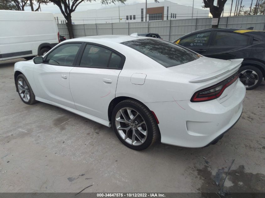 2021 DODGE CHARGER GT VIN: 2C3CDXHG3MH661314