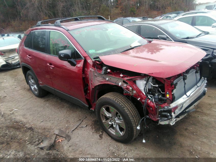 2022 TOYOTA RAV4 HYBRID LE VIN: JTMLWRFVXND150166