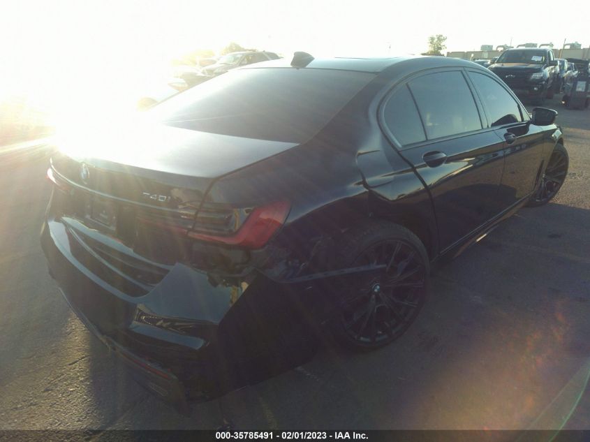 2022 BMW 7 SERIES 740I VIN: WBA7T2C07NCG96438