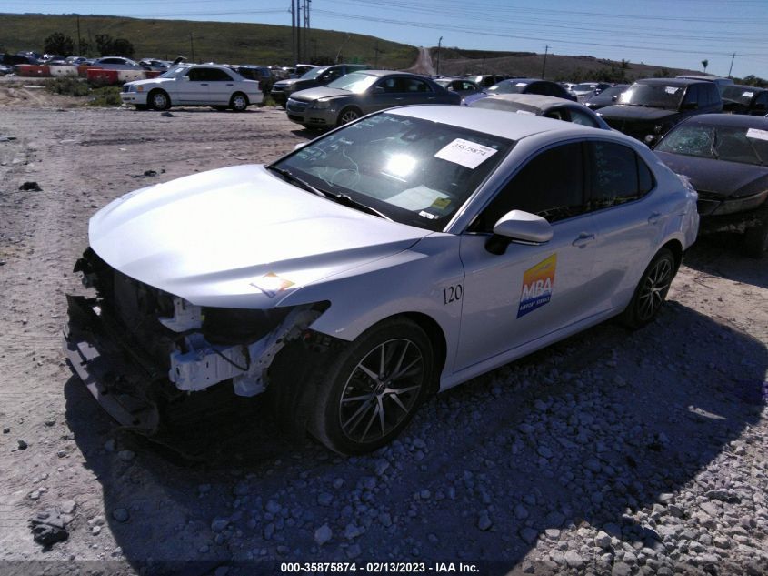 2022 TOYOTA CAMRY VIN: 4T1F31AK6NU571642