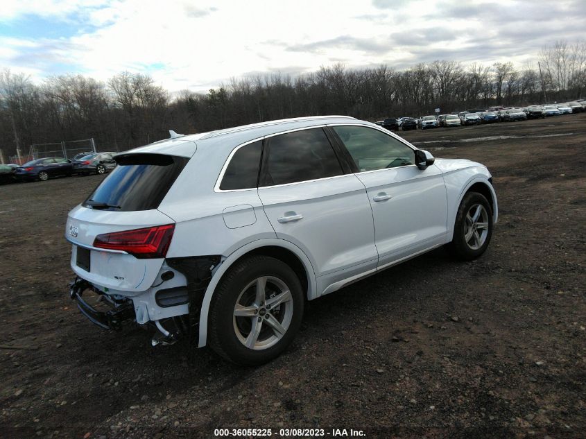 2022 AUDI Q5 PREMIUM VIN: WA1ABAFYXN2115129