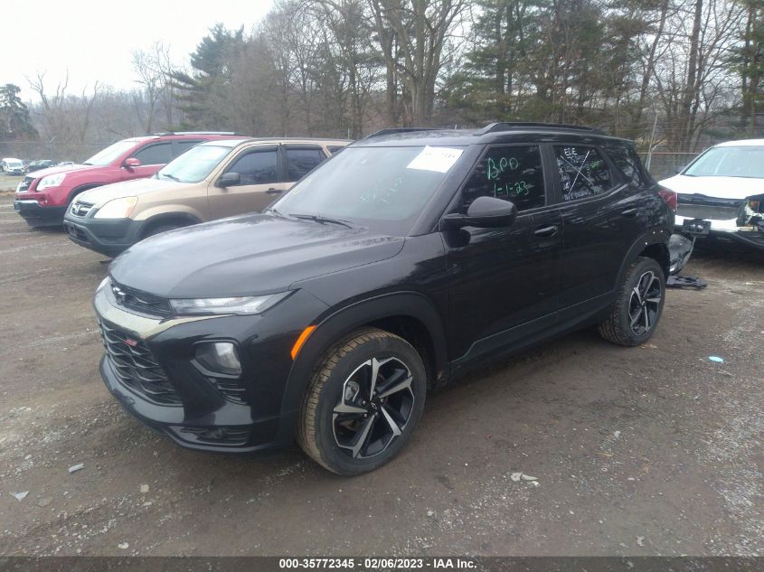 2021 CHEVROLET TRAILBLAZER RS VIN: KL79MUSL1MB094844