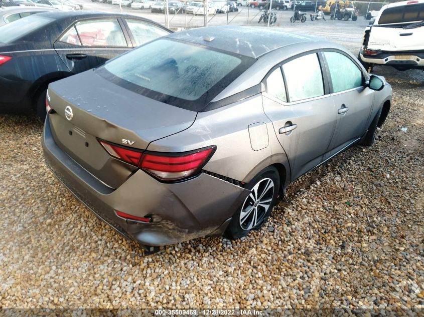 2022 NISSAN SENTRA SV VIN: 3N1AB8CV5NY294841