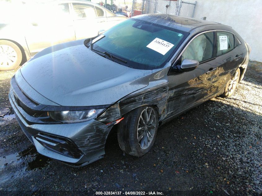 2021 HONDA CIVIC HATCHBACK EX VIN: SHHFK7H63MU401716