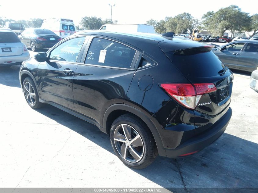 2022 HONDA HR-V EX VIN: 3CZRU6H57NM764215