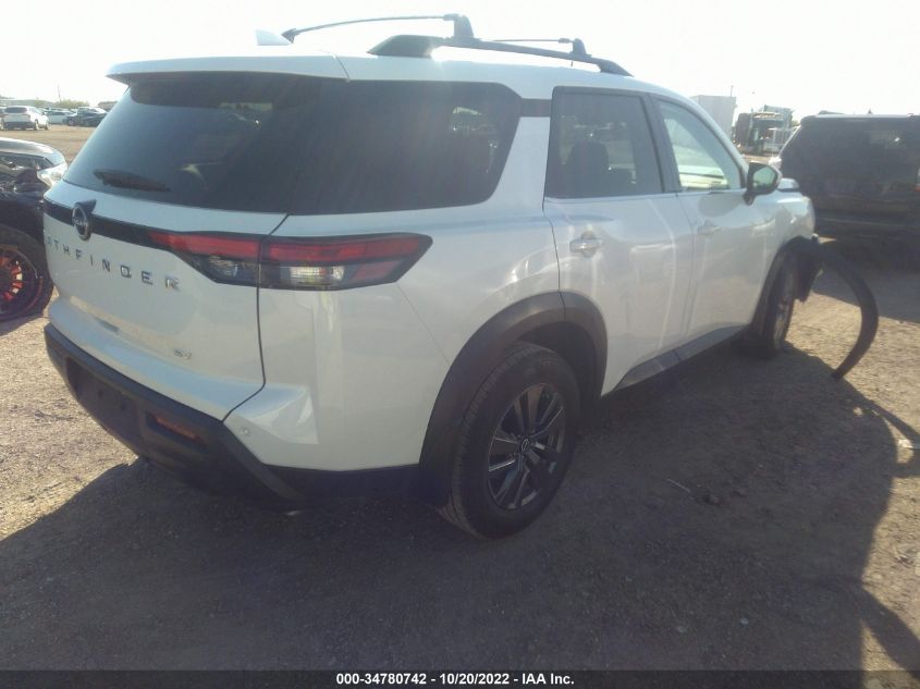 2022 NISSAN PATHFINDER SV VIN: 5N1DR3BAXNC233836