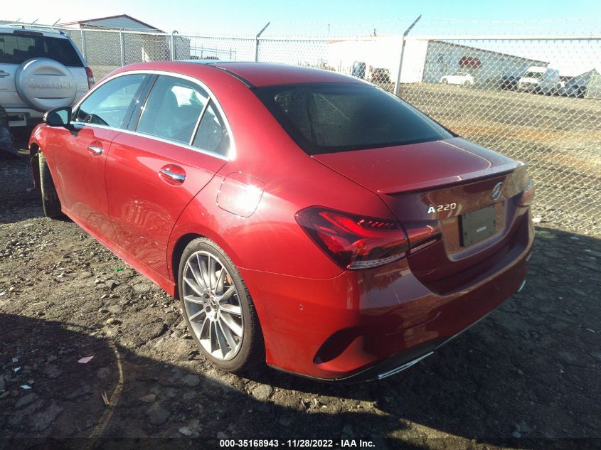 2022 MERCEDES-BENZ A-CLASS A 220 VIN: W1K3G4EB4NJ358865