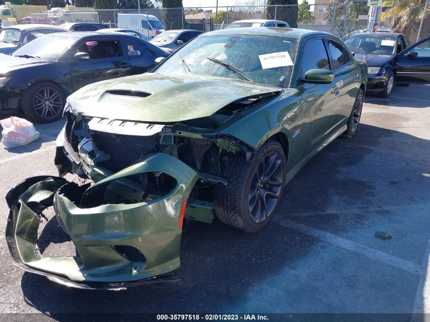 2021 DODGE CHARGER SCAT PACK VIN: 2C3CDXGJXMH540180