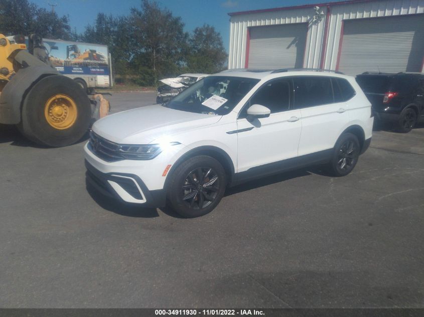 2022 VOLKSWAGEN TIGUAN SE VIN: 3VV3B7AX6NM122976