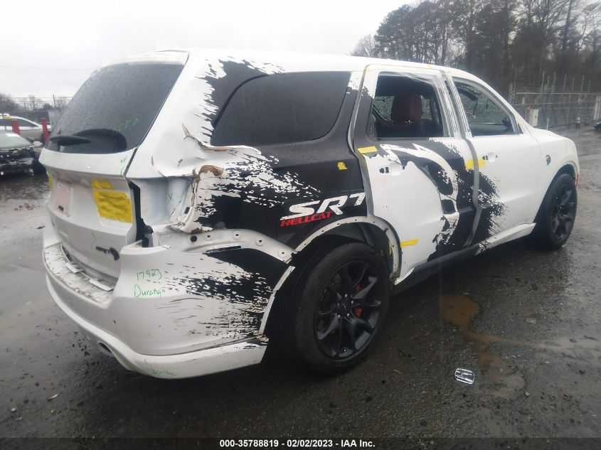 2021 DODGE DURANGO SRT HELLCAT VIN: 1C4SDJH91MC747178