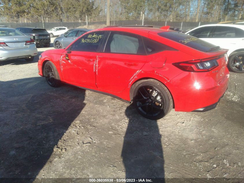 2023 HONDA CIVIC HATCHBACK SPORT VIN: 19XFL2H8XPE000970