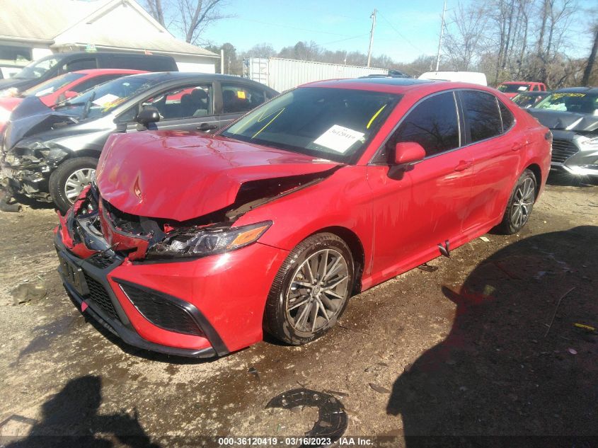 2022 TOYOTA CAMRY XLE VIN: 4T1F11AK2NU034031