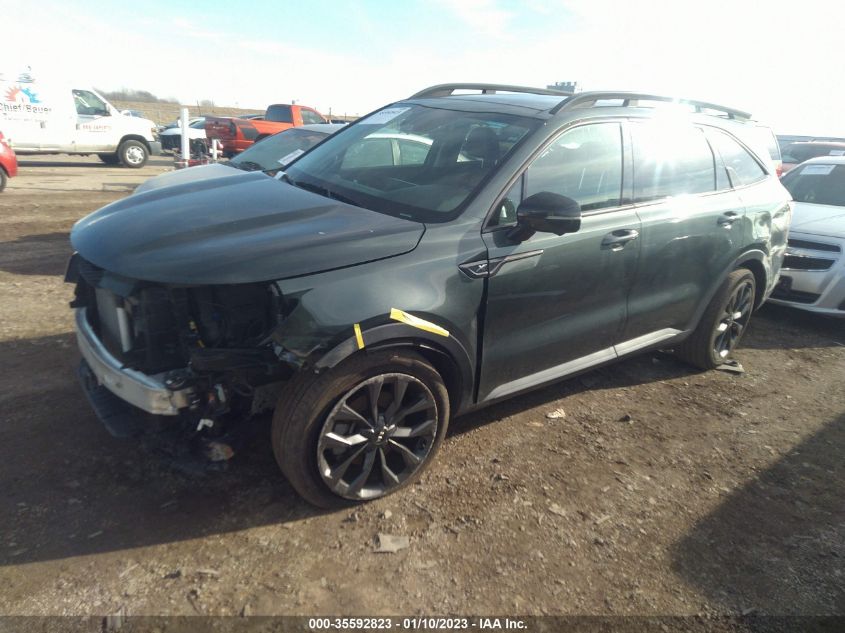 2021 KIA SORENTO SX PRESTIGE X-LINE VIN: 5XYRKDLF2MG020226