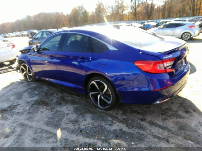 2022 HONDA ACCORD HYBRID SPORT VIN: 1HGCV3F24NA019744