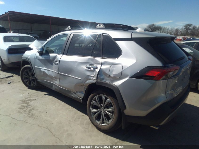 2022 TOYOTA RAV4 HYBRID LIMITED VIN: 4T3D6RFVXNU077713