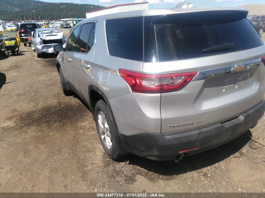2021 CHEVROLET TRAVERSE LS VIN: 1GNEVFKWXMJ151253