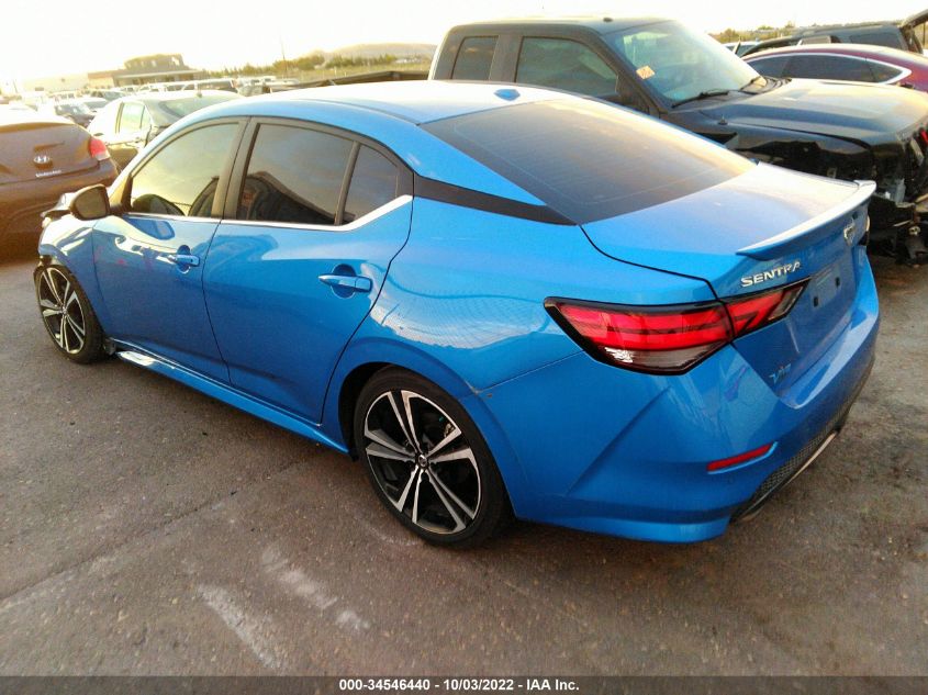 2021 NISSAN SENTRA SR VIN: 3N1AB8DV4MY223787