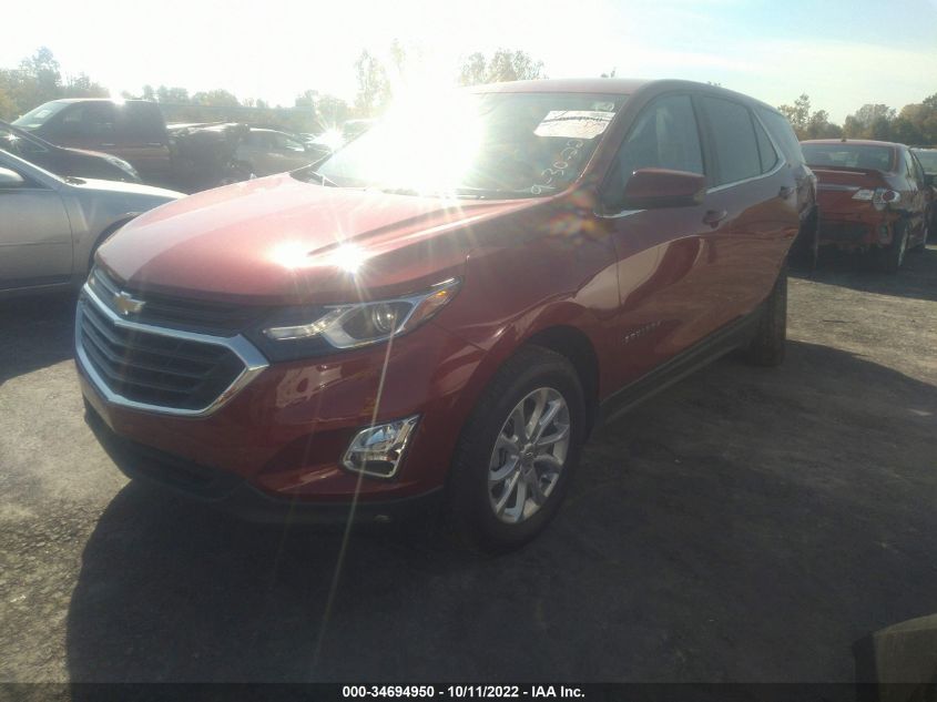 2021 CHEVROLET EQUINOX LT VIN: 3GNAXUEV5ML337940