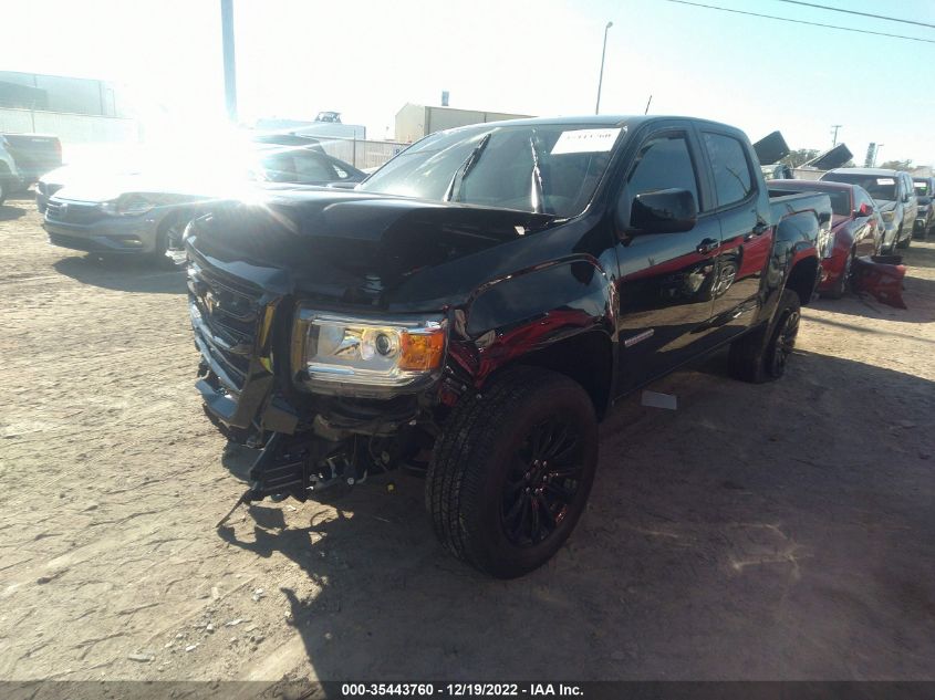 2022 GMC CANYON 2WD ELEVATION VIN: 1GTG5CEN5N1222198