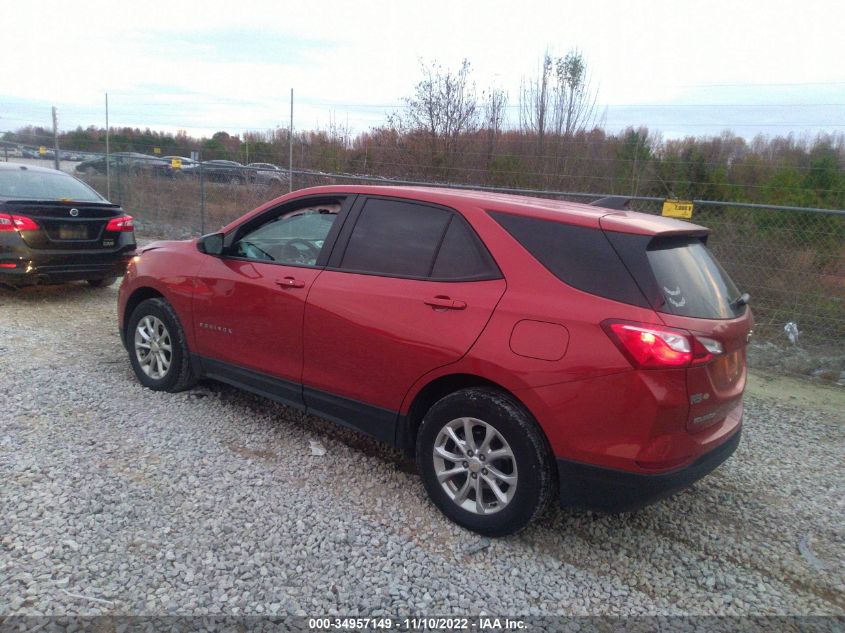 2020 CHEVROLET EQUINOX LS VIN: 2GNAXHEV7L6262250