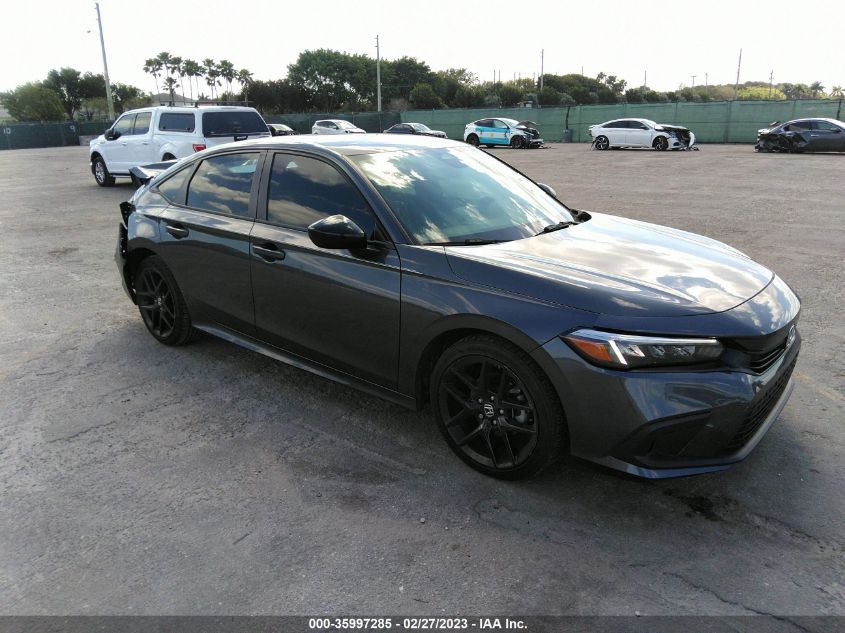 2022 HONDA CIVIC SEDAN SPORT VIN: 2HGFE2F56NH517575