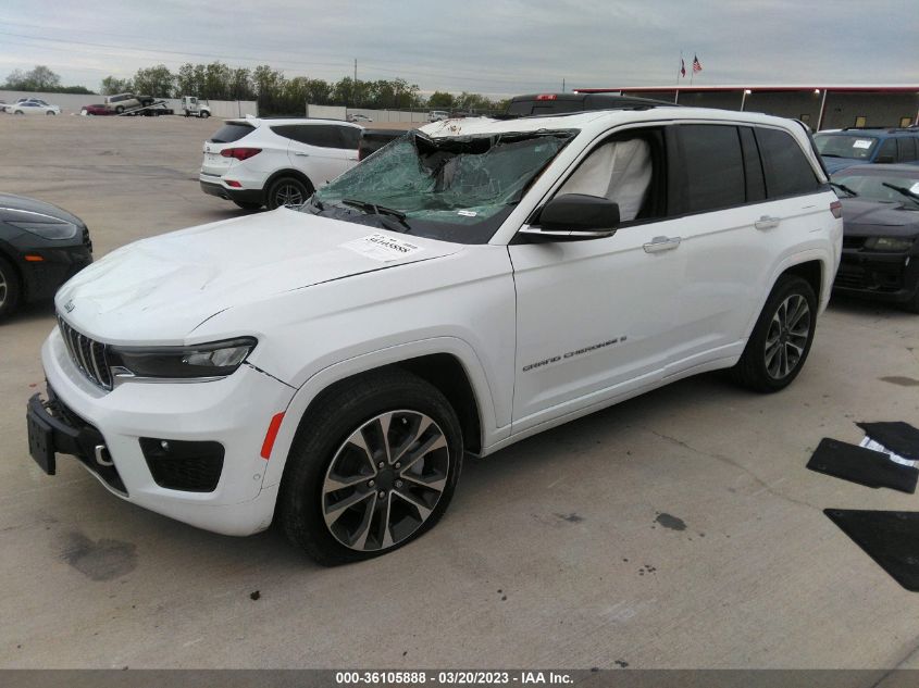 2022 JEEP GRAND CHEROKEE OVERLAND VIN: 1C4RJHDG0N8579364