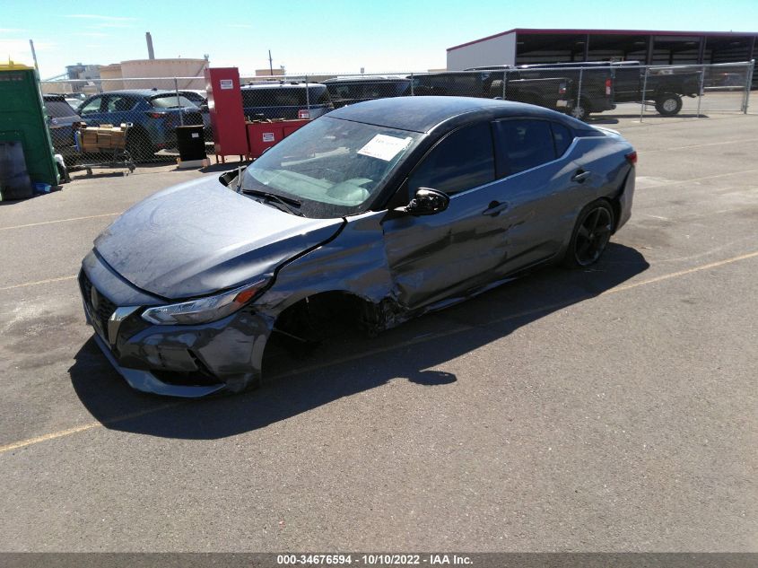 2022 NISSAN SENTRA SR VIN: 3N1AB8DV9NY204945