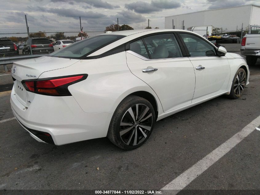 2021 NISSAN ALTIMA 2.5 PLATINUM VIN: 1N4BL4FW0MN308853