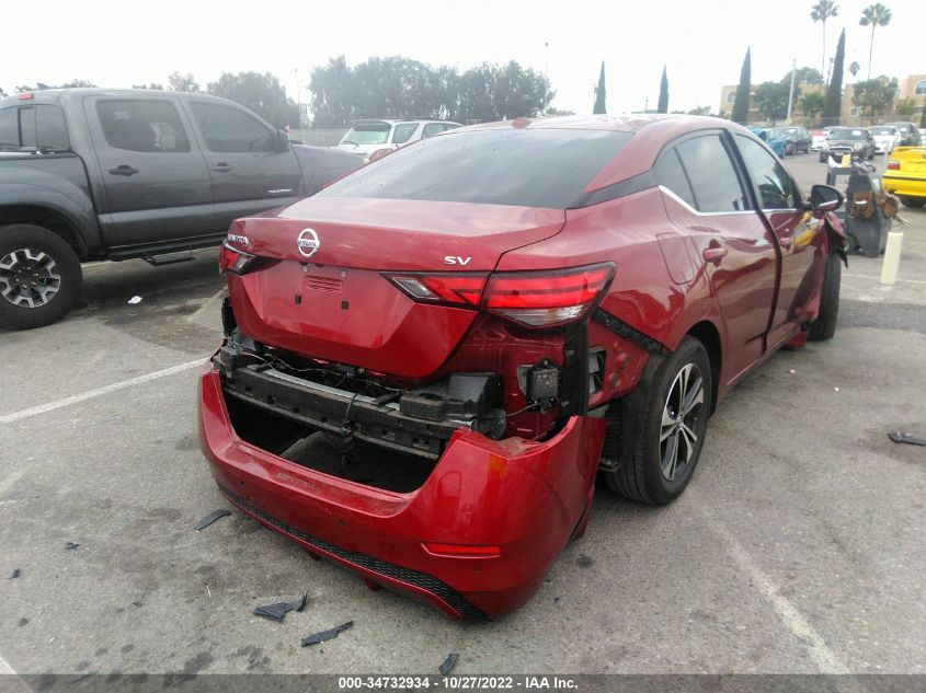2021 NISSAN SENTRA SV VIN: 3N1AB8CV2MY222154