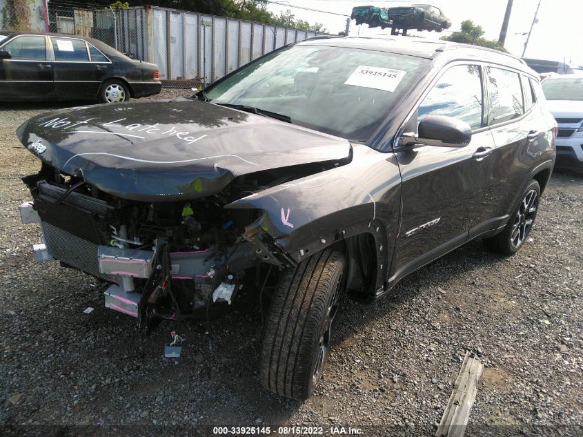 2021 JEEP COMPASS LIMITED VIN: 3C4NJDCB7MT539327