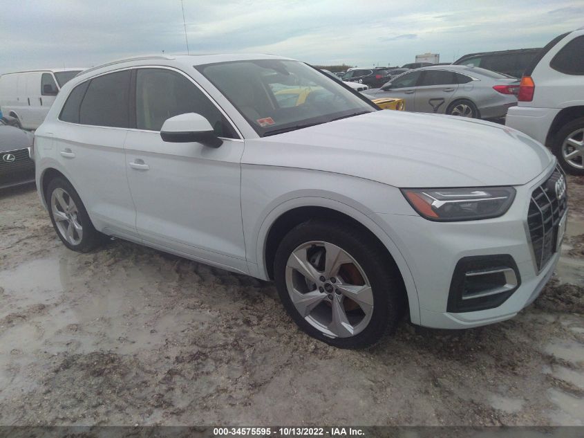 2021 AUDI Q5 PREMIUM PLUS VIN: WA1BAAFY1M2068546