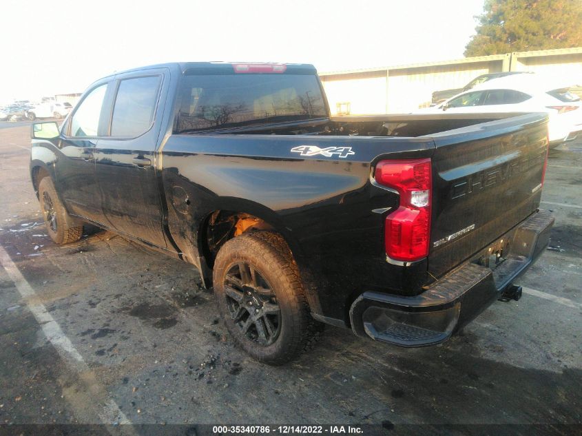 2022 CHEVROLET SILVERADO 1500 CUSTOM VIN: 1GCPDBEKXNZ519830