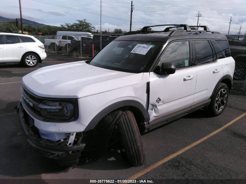 2021 FORD BRONCO SPORT OUTER BANKS VIN: 3FMCR9C66MRB02542