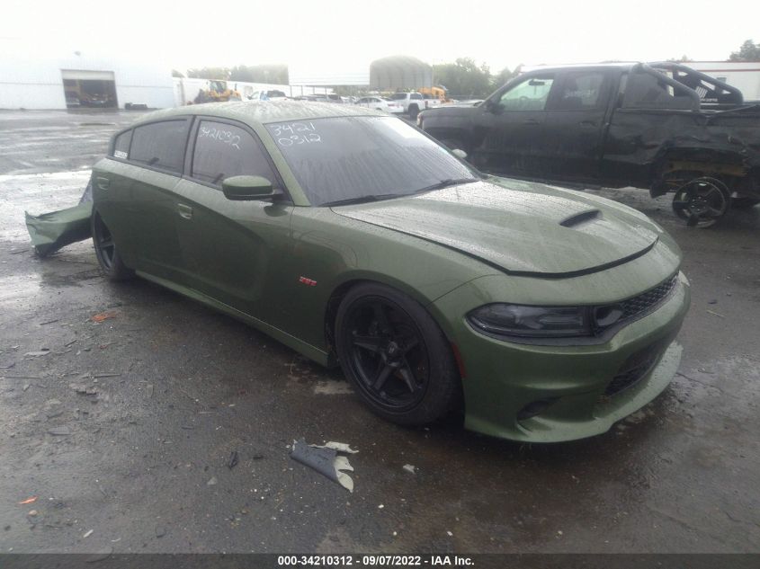 2021 DODGE CHARGER SCAT PACK VIN: 2C3CDXGJ4MH500421