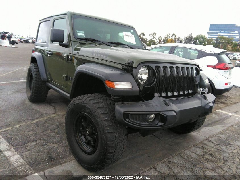 2020 JEEP WRANGLER WILLYS SPORT VIN: 1C4GJXAN7LW292309