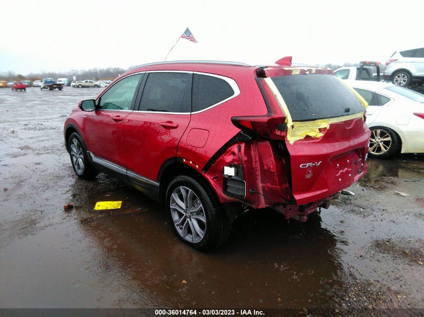 2022 HONDA CR-V HYBRID TOURING VIN: 5J6RT6H92NL046000