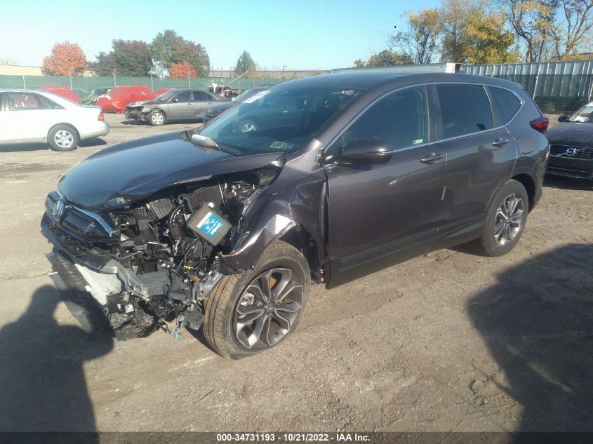 2022 HONDA CR-V EX-L VIN: 2HKRW2H82NH665312