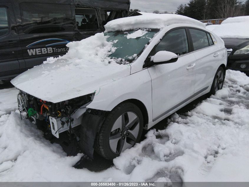 2022 HYUNDAI IONIQ HYBRID SEL VIN: KMHC85LC7NU273215