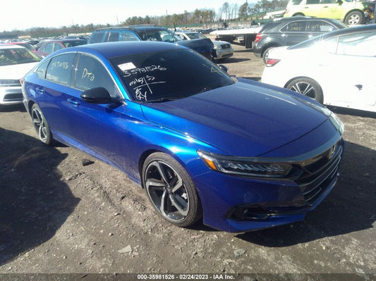2022 HONDA ACCORD SEDAN SPORT VIN: 1HGCV1F36NA045212
