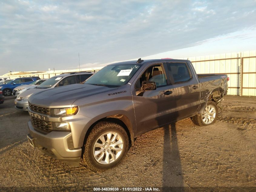 2021 CHEVROLET SILVERADO 1500 CUSTOM VIN: 3gcpybek6mg238966