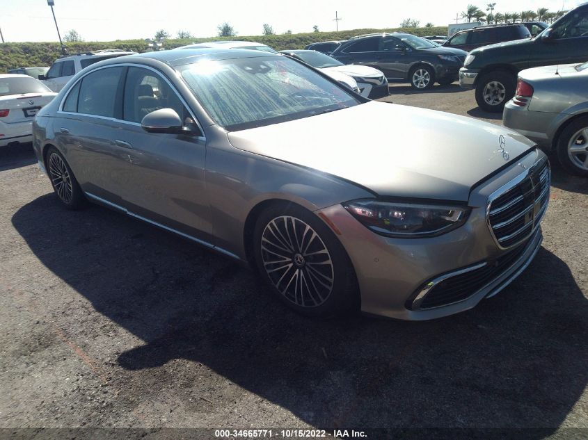 2021 MERCEDES-BENZ S-CLASS S 580 VIN: W1K6G7GB1MA034847