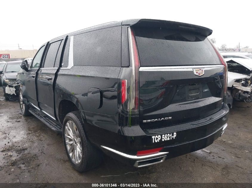 2022 CADILLAC ESCALADE ESV PREMIUM LUXURY VIN: 1GYS4KKL9NR136575