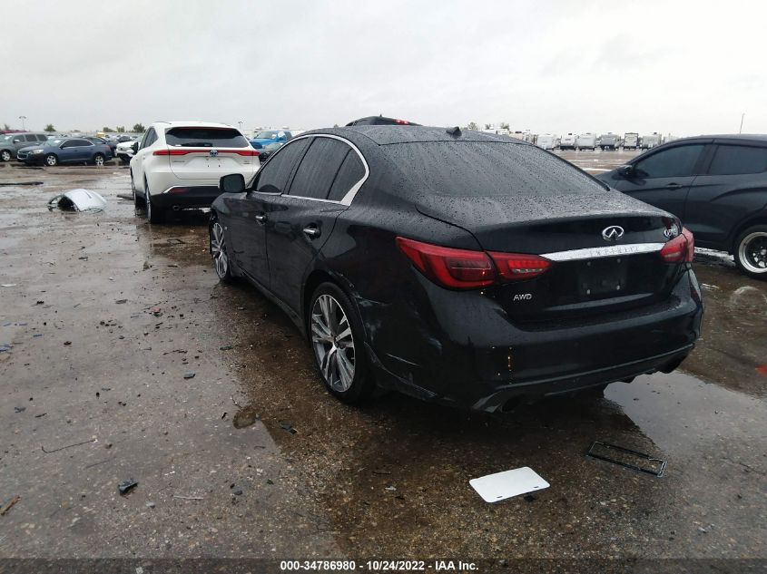 2020 INFINITI Q50 3.0T SPORT VIN: JN1EV7AR1LM250182