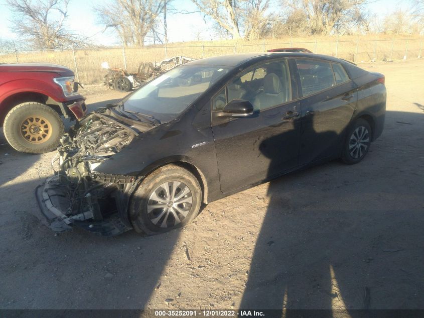 2021 TOYOTA PRIUS LE/XLE VIN: JTDL9MFUXM3026758